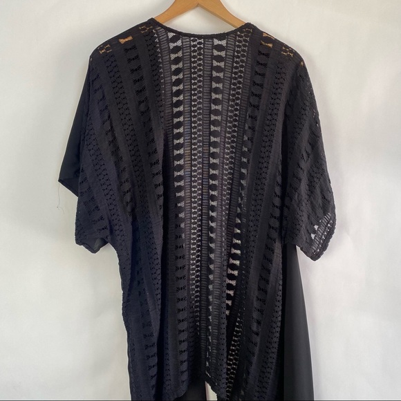 Swimsuit Coverup Hi-Low Design Black - Picture 8 of 8